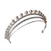 Clipes de cabelo Barrettes Brilhando 3 fileiras Rhinestone Wedding Wedding Damas de Brideshings STYLING CHEADDRESS ACESSORES PARA MULHERES EA