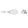10pcs/lot Silver Badminton Tennis Racket Lapel Pin Brooches Shirt Badges Suit Brooch Collar Pins Men&Women Jewelry Accessories