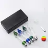 Kits NC KITS Nector Nector Kit 510 Thread Céramique Quartz Nails Titanium Couleur de cire à ongles Tuyaux d'eau avec Boîte de vente au détail Hookahs Collector