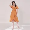 Casual Abiti Bianco Donna Abito Elegante Estate Stile Coreano Per Le Donne Del Partito Midi Vestiti di Moda 2021 Vestido De Mujer Pph3611