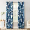 Curtain & Drapes Japanese Water Wave Curtains For Kids Boy Girl Bedroom Living Room Custom Drape Kitchen Window Divider