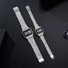 Wristwatches Fashion Stainless Steel Lovers Watch Top Famous Dress Watches Male Unisex Ultra Thin Wristwatch Para Hombre