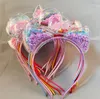 Sequin Cat Ears Headband Transparent Quicksand Hairband Hair AccessoriesFor Girls Children Princess Kitty Party Hair Hoop7273139