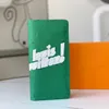 Diseñador de lujo Carteras con letras de cuero Marca famosa Tarjeta de identificación Holde Mujeres Cremallera Bolsos de embrague Posición clásica de múltiples tarjetas Monedero corto para hombre Monederos para damas