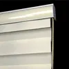 Сплошной цветной светильник фильтрация двойной ткани день ночь ролик двойной слой прозрачные зебры слепые оттенки для украшения дома 210722