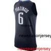 Tanie niestandardowe Kristaps Porzingis #41 Navy Jersey zszywane męskie koszulki koszykówki XS-6xl