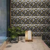 Adesivos de Parede 10 pc Tile Casca e vara 3D Mosaico auto adesivo Backsplash DIY Cozinha Banheiro Impermeável Adesivo Vinto