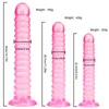 NXY Cockring Giocattoli del sesso anale 5 Style Jelly Dildo con ventosa Enormi dildo per donna Uomo Fake Dick Butt Plug Negozio erotico 1123 1124