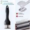 Meat Tenderizer Tool Stainless Steel Sturdy Sharp Needle Use for Kitchen Cooking Tenderizing Steak Beef Poultry BBQ WH0409