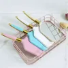 Vintage Handheld Hand Spa Salon Makeup Promieniowanie z uchwytem kosmetycznym kompaktowym lustrem dla kobiet