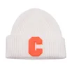 2021 nouveau hiver en plein air Couples chapeau couleur bonbon casquettes mode printemps sport bonnets décontracté lettre C marque tricoté Hip-Hop chapeaux