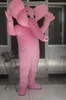 Real Picture Pink Elephant Mascot Costume Fancy Dishy pour Halloween Carnival Party Support Personnalisation 294b