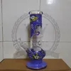 Hitman Bong Mobius Matrix FAB-яйцо одного рециркулятора стеклянные бонги высокие розовые зеленые синие фиолетовые нефтяные картины цветные корона Hitman DAB коричневая водяная труба