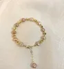 Beaded Strands Designer high quality fashion lady lovers pearl bracelet with special shape fresh water color trend