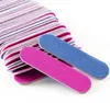 blue and pink colour The Lowest Price Nail Files Double Color Wooden Mini Buffer Sanding 180/240 Disposable Manicure Tools for Lime a Ongle