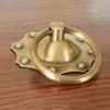 Kinesisk Antik Enkel Lådknapp Möbel Dörrhandtag Hårdvara Klassisk Garderob Skåp Skåp Cone Vintage Pull Ring