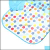Bibbs burp dukar baby, barn materiitetsbaby vattentät konst härlig söt tecknad långärmad bib -förkläde för baby självmatning aessory dropp de
