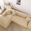 high quality Luxury jacquard stretch sofa cover for living room Amerian style Embossed pattern couch slip 211116