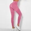 Wysoka talia bezszwowe legginsy dla kobiet trening siłownia legging push up super rozciągliwy fitness legginsy jogging spodnie 210928