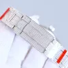 Diamentowe tęczowe zegarki męskie zegarki 41 mm stal nierdzewna Pasek mechaniczny Sapphire Wodoodporna konstrukcja zegarek Montre de Luxe