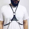 Nxy Bondage Sex Toys for Couples Toy Man Lingerie Pu Leather Harnas Belt Fetish Clothing Ual Body Chest Harness Strap Punk Rave Costumes 1211