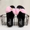 Filles Flip Flops Summer Slipper avec fond épais doux Enfants Belle Bow-Noeud Chaussures Parent-Enfant Sandales antidérapantes S182 210712