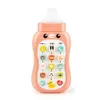 Baby-Schnuller Simulation Mobiltelefon Musik Baby Flasche Weiche Kleber Can Biss Baby 0-1 Jahre alt Early Education Jungen Mädchen Spielzeug