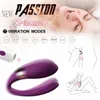 Мощный U-образной формы G-Spot Massager Тихого дизайна Секс-игрушки для взрослых Секс Продукты Pussy Вибраторы Беспроводной пульт дистанционного управления Улучшите сексуальное удовольствие