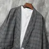 Kimono pour hommes Style traditionnel japonais manteau Cardigan décontracté ample Haori rétro Plaid samouraï veste vêtements asiatiques Yukata ethnique