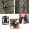 50 stks Tactische Gear Clip Strap Molle Web Dominators Webbing Bevestigingen Kit voor Rugzak Vest Riem Outdoor Hydration Tube