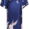 Сатин Женщины Невесты Свадьба Робует Купить Silky Survey Rayon Rayon Long Nightgown Kimono Hatrom
