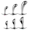 3 PcsSet Metal Anal Plug Jóias Âncora Butt Plug Dialator Estimulador Masturbador Próstata Massageador Gay Sex Toys Para Adultos 2107201959959