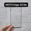 غطاء كامل الزجاج المقسى حامي الشاشة الحرير مطبوعة ل موتورولا موتو حافة لايت E7I Power Edge 20 برو 100pcs / lot مع حزمة البيع بالتجزئة