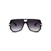 Oversize Mens moda óculos de sol vintage designer homens óculos de sol quadrado quadro gradiente UV400 tons