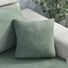 Housses de chaise housse de coussin de canapé élastique pour salon protecteur de meubles de maison couleur unie correspondant à la housse de canapé lavable