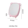 Mirrors Cartoon Makeup Mirror With Retractable Bracket Home Office Table HD Dresser Compact Cosmetic Tool