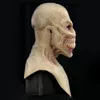 Máscaras de fiesta adulto horror truco juguete aterrador punta látex máscara diablo cara cubierta terror espeluznante broma práctica para los juguetes de broma de Halloween