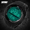 Men Sports Military Watches LED Digital Man Brand Watch, 5ATM Dive Swim Dress Fashion Outdoor Boys Wristwatches Hours Skmei