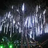 36 светодиодных фонарей 60см Meteor Rain Tube Lights Fluorseschristmas Орнамент света Fairy Свадебные флэш-лампы Энергосберегающие на сад