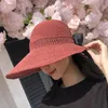 Simple Foldable Wide Brim Floppy Girls Straw Hat Sun Beach Women Summer UV Protect Travel Cap Lady Female Cycling Caps & Masks