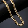Heren ijsketen hiphop sieraden ketting armbanden Rose Gold Silver Miami Cuban Link Chains kettingen256I4334541