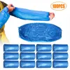 100Pcs Waterproof Disposable Arm Sleeves 157 Inch Long Sleeve Protective Cover For Household Painting Safe Elbow Knee Pads5729376