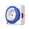 Timers EU -program Mekanisk timer Socket Energibesparande Protector Timing Switch/Plug