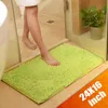 Küche Badezimmer Tür Matte Rechteck Wasser Absorption Teppiche Einfarbig Bad Teppiche Home Supplies Matten für Boden Hand Tufting 210928