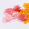 Natural Crystal Stone Party Favor Heart Shaped Gemstone Ornaments Yoga Healing Crafts Decoration 25MM CCF6025
