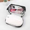 Nxy Cosmetic Bags Female Double Layer Wet Separation Storage Organizer Packing Travel Portable Carry Hanging 220302