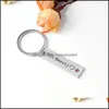Key Rings Jewelry Creative Fashion Letter Her Beast His Beauty " Love Couple Keychain Alloy Safe Cute Ring For Bag,Car, Nice Pendant Drop De