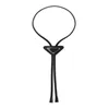 Womens Designer Tie Bow Bight Stropdas voor Dames Choker Merk Dames Zwarte Driehoek Luxe Elegante Mode ACC