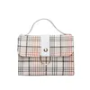 Shoulder Bags Summer Fashion Checks Crossbody For Women All-Match Small Square Handbag Lady Casual Daily Travel Shopper Tote B135