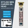 Hair Clippers Metal Housing Rechargeable Clipper Home Professional Electric LCD Display Trimmer For Men Beard